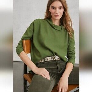 Anthropologie Theresa Tunic Top Green Size Small